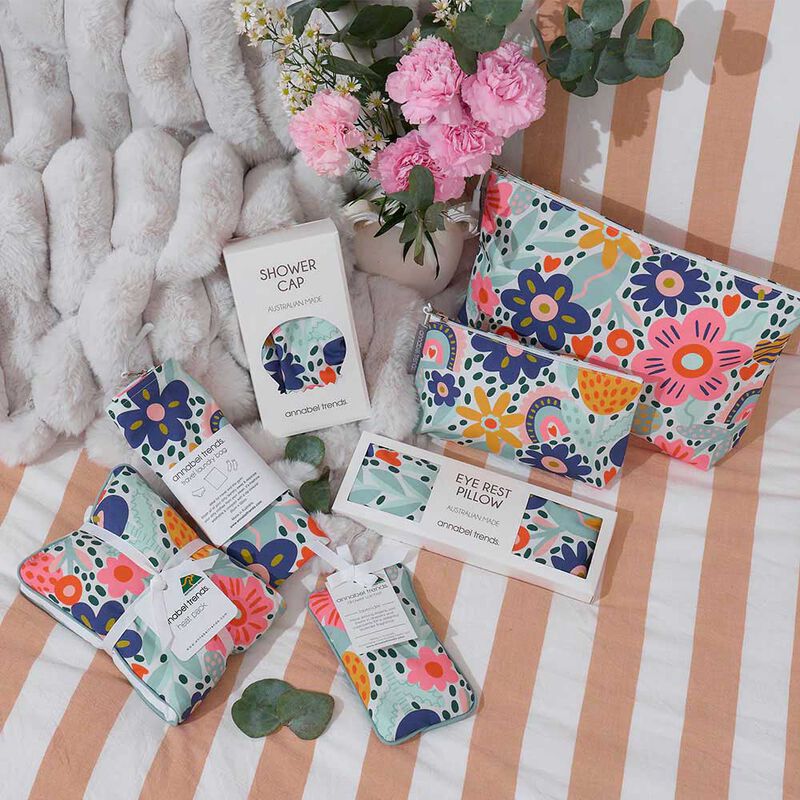 Annabel Trends Cotton Cosmetic Bag Small - Garden Love image number 1
