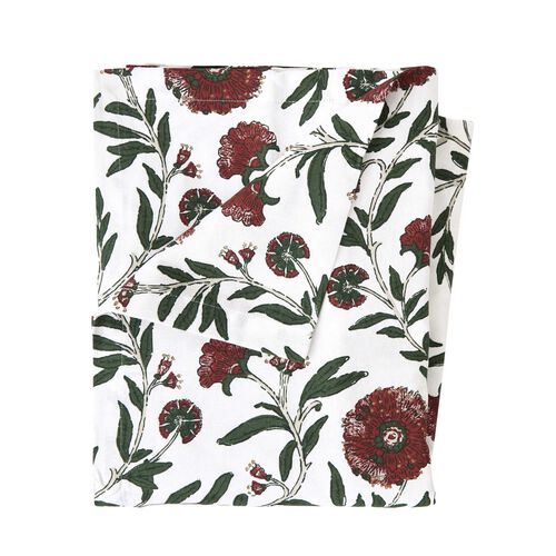 Wallace Cotton Festive Flora Tablecloth