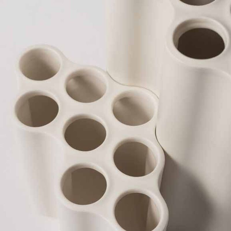 Città Vitra Nuage Ceramic Vase White M 19.5x16cmh image number 2