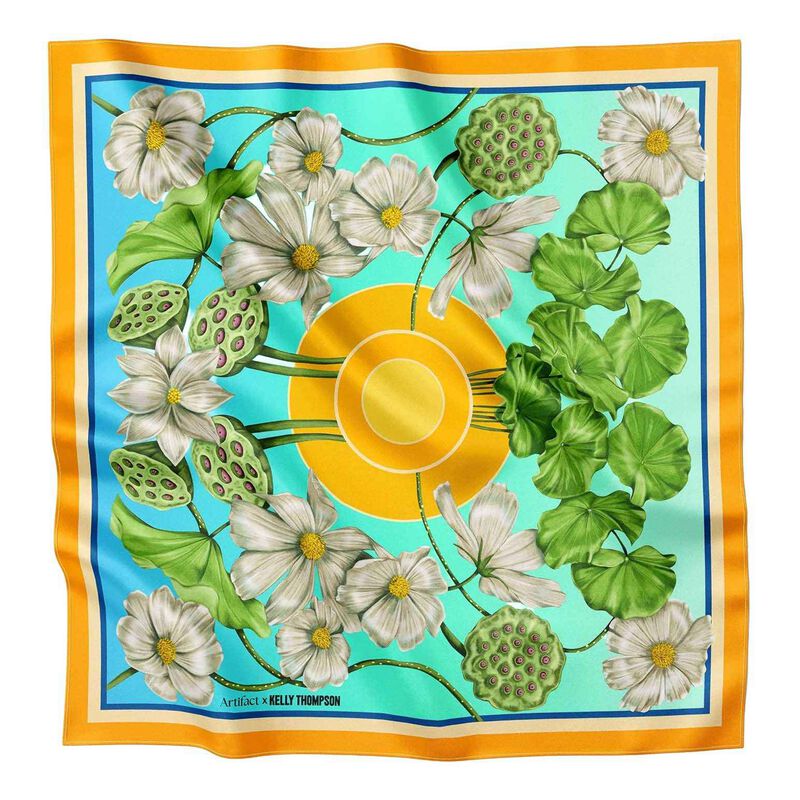 Artifact x Kelly Thompson Glade Square Silk Scarf image number 0