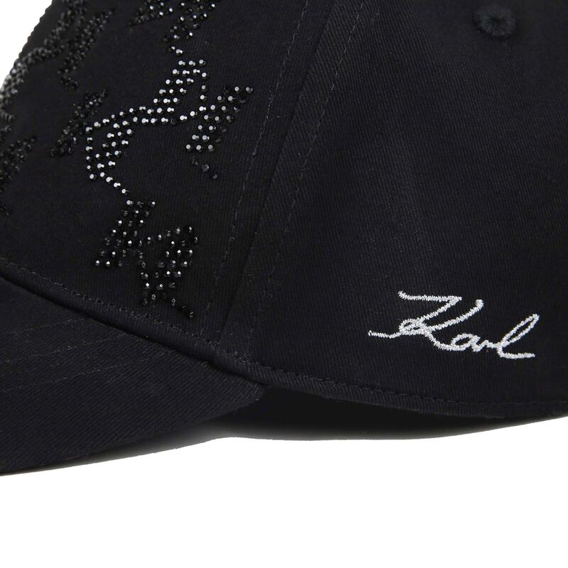 Karl Lagerfeld Sparkle Cotton Baseball Cap 54 - 58 image number 1