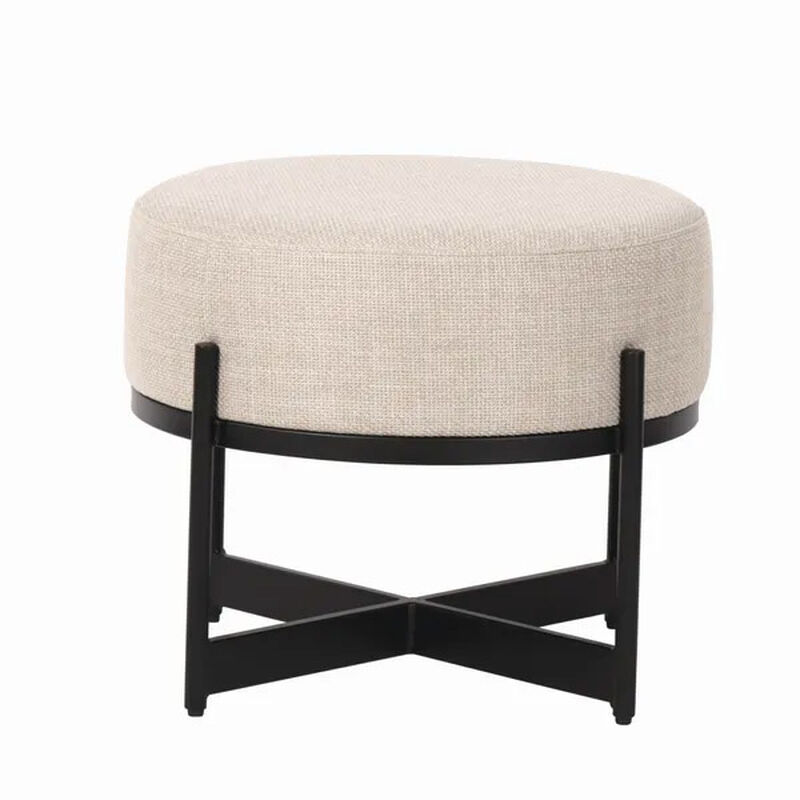 Capulet Neave Round Ottoman image number 1