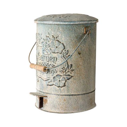 French Country Vintage Garden Waste Bin