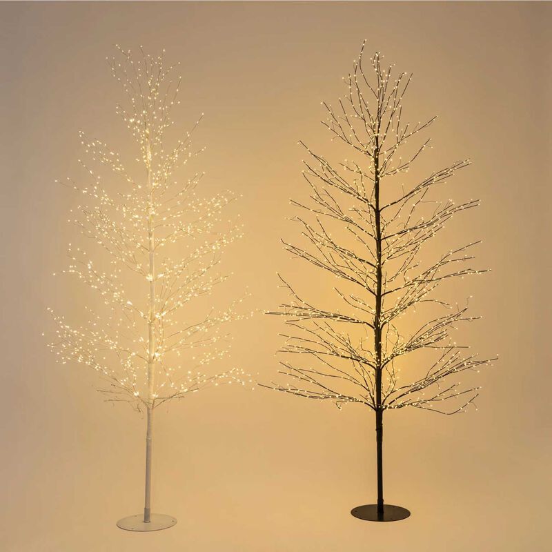 Stellar Haus Willow 120cm Tree White Warm White 600 LED image number 1