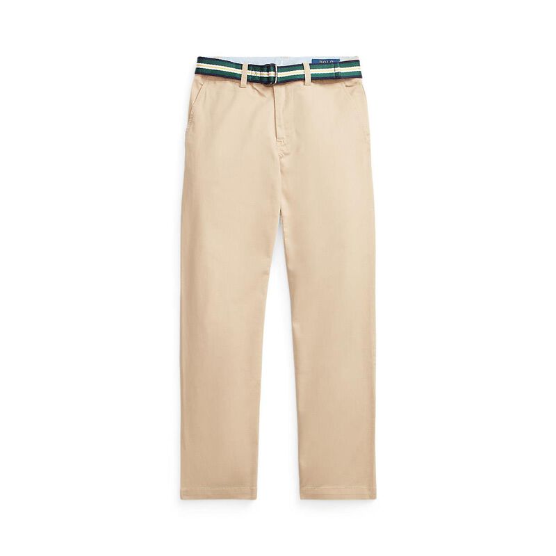 Polo Ralph Lauren Belted Slim Fit Stretch Twill Pant 8-16 image number 0