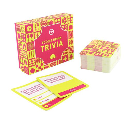 Ginger Fox Food & Drink Trivia Card Game