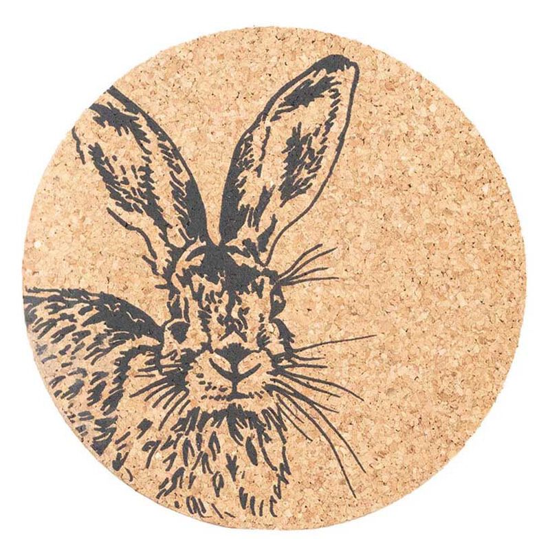 Selbrae House Cork Place Mat Hare image number 0