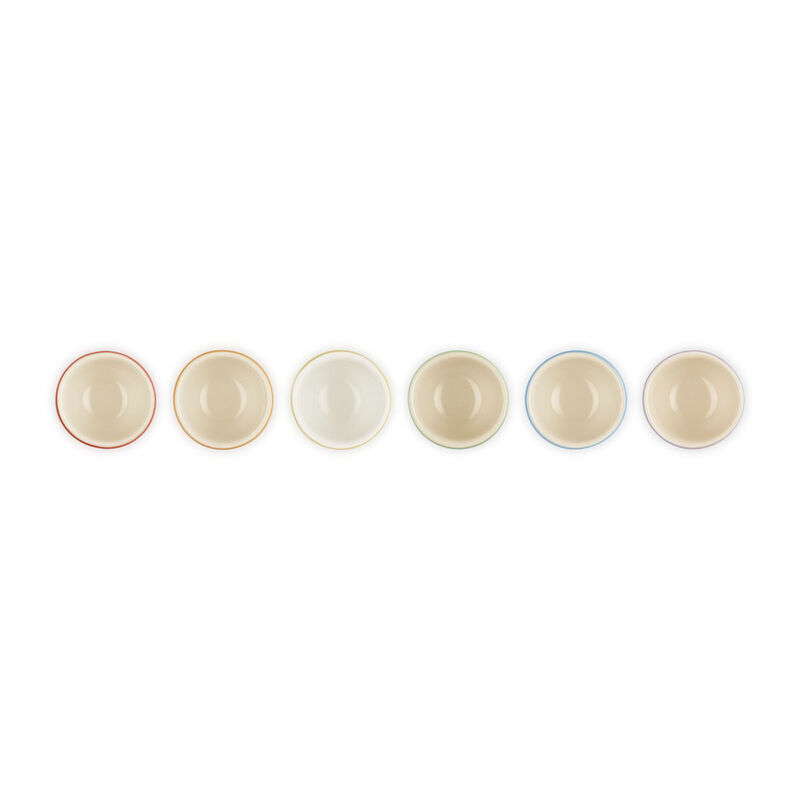 Le Creuset Stoneware Rainbow Set of 6 Egg Cups image number 2