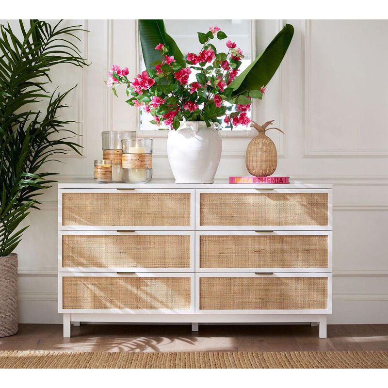 Pottery Barn Faux Banana Palm Branch Green image number 3
