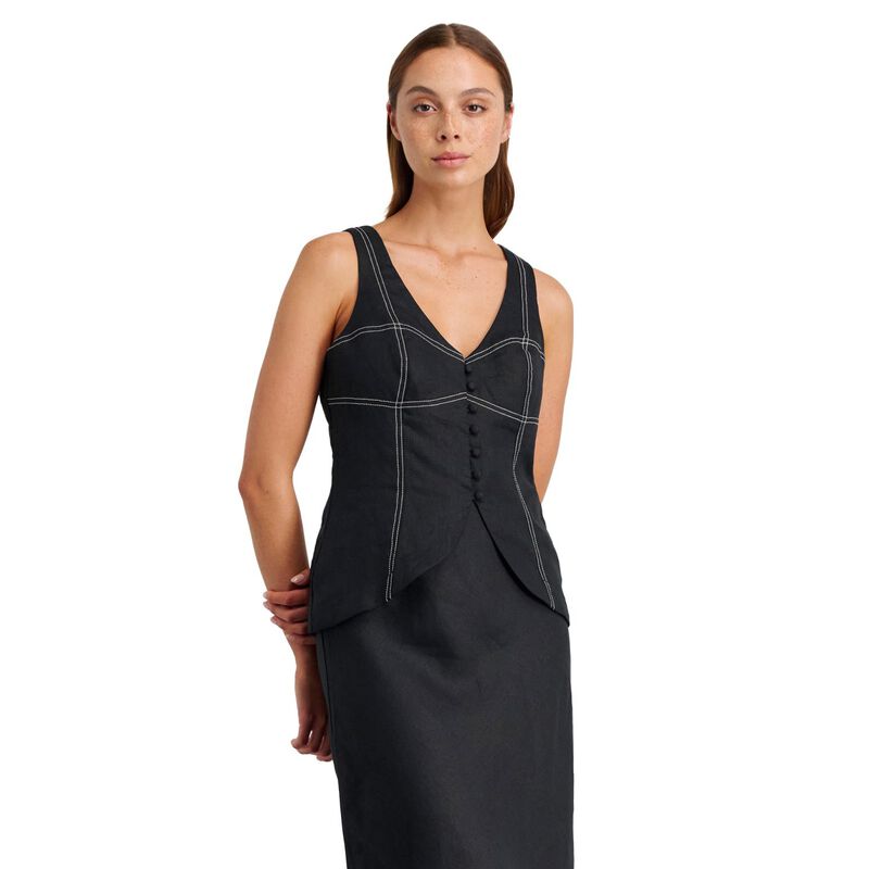 JAG Antonia Linen Top image number 0