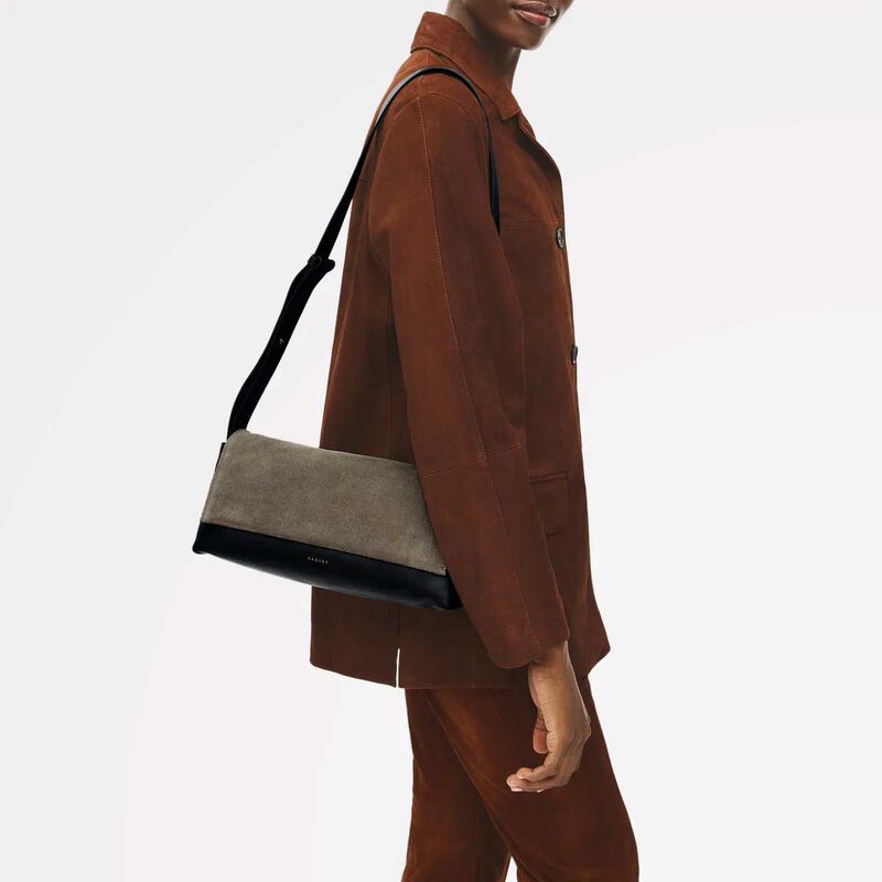 Radley The Annabel Suede Medium Flapover Shoulder image number 1