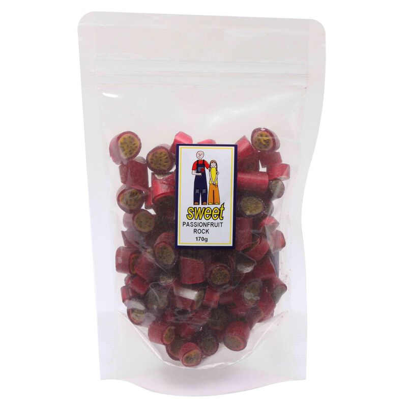 Sweet Passionfruit Rock Bag 170g image number 0
