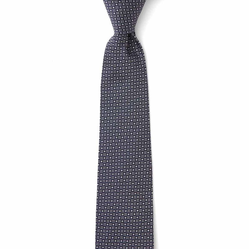 Joe Black Diamond Texture 7.5cm Tie image number 0