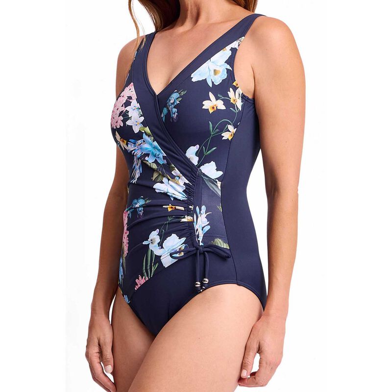 Jantzen Aster Gathered Surplice 1Pc - Navy image number 2