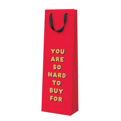 Ohh Deer You Are So Hard to Buy Bottle Gift Bag