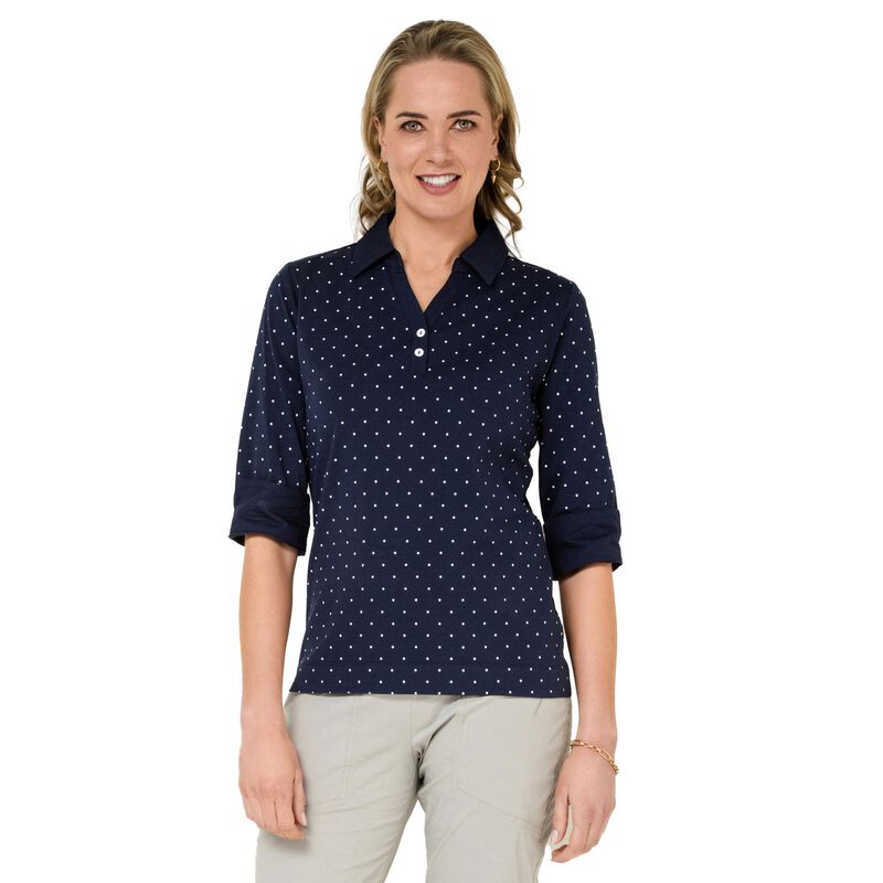 B Essentials Woven Collar Polo image number 0