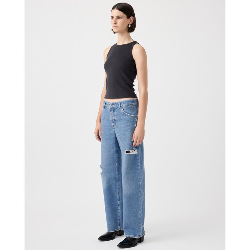 Outland Denim Avril Low Slouchy Wide Jeans image number 3