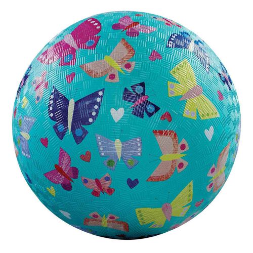 Crocodile Creek 5" Playground Ball - Butterfly Rainbow