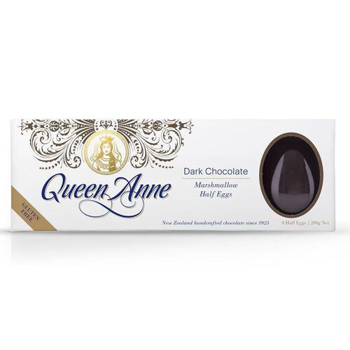 Queen Anne Dark Chocolate Marshmallow Easter Eggs 200g