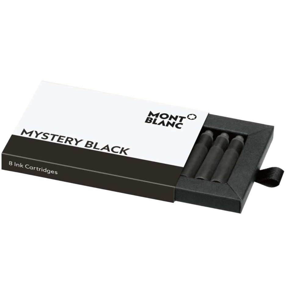 Montblanc Ink Cartridges Mystery Black 1 Pack 8 Cartridges Ballantynes Department Store