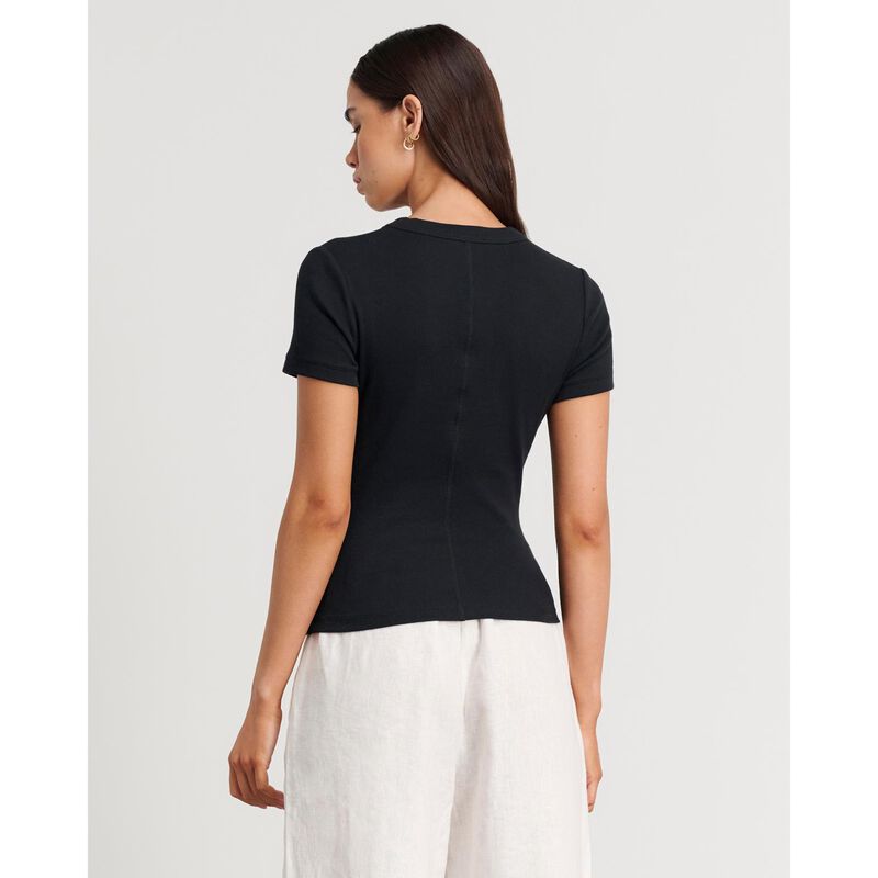 JAG Callie Twist Rib Tee image number 1