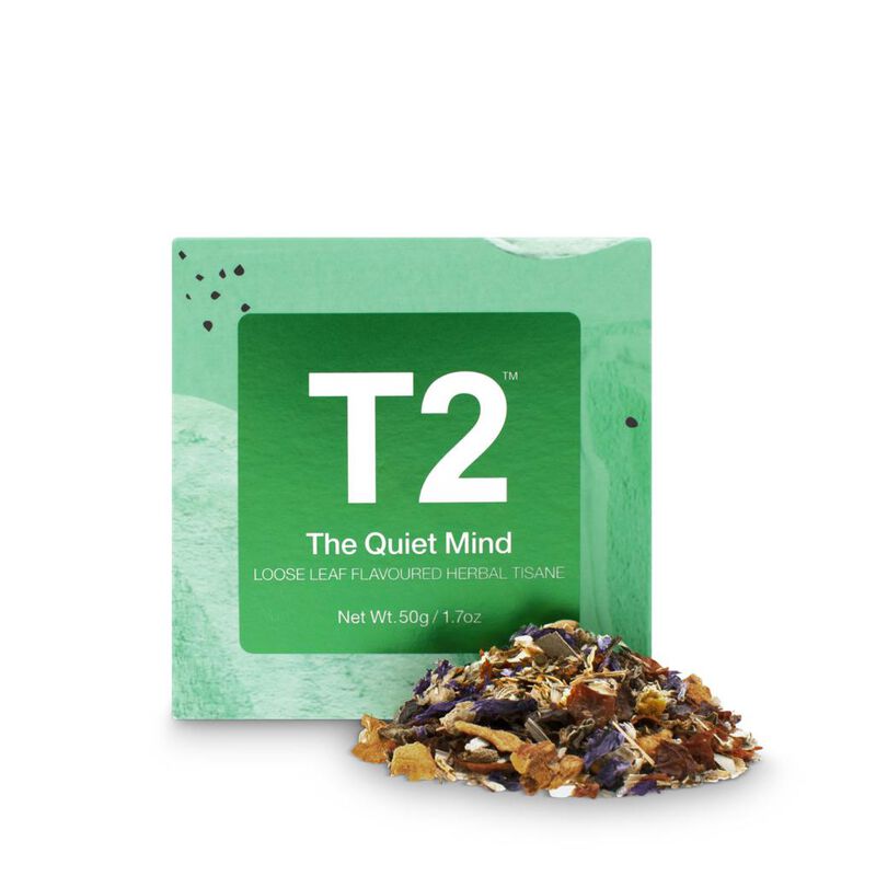 T2 The Quiet Mind Loose Leaf Cube 50g image number 0