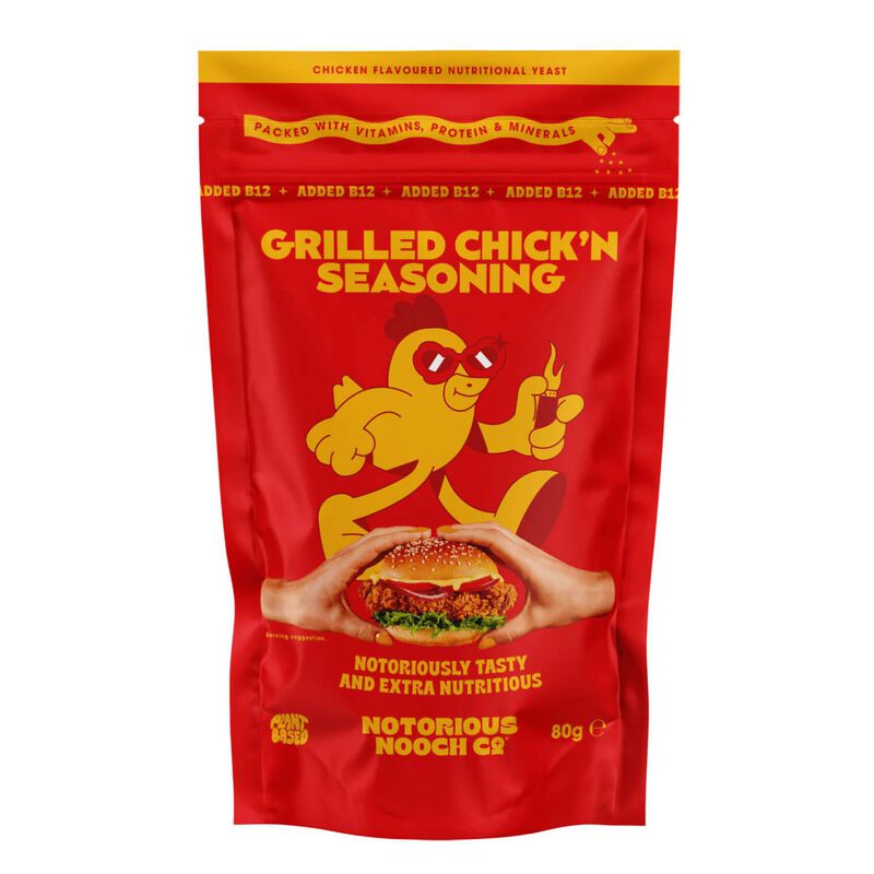 Notorious Nooch Grilled Chick'n Seasoning 80g image number 0