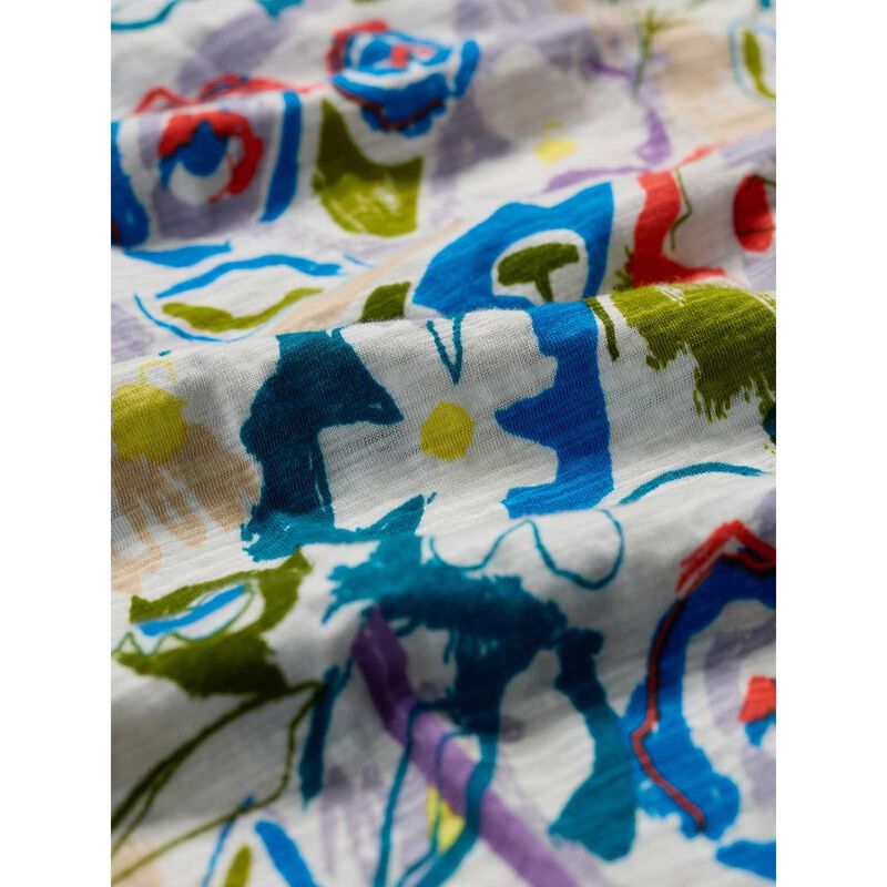 Seasalt Cornwall Enor Dress Studio Floral Chalk image number 2