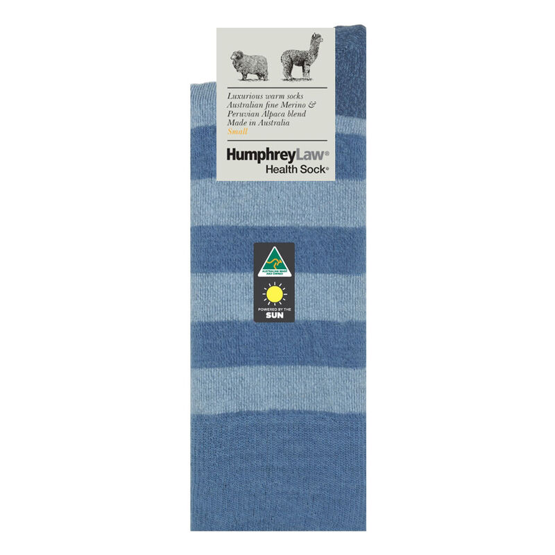 Humphrey Law Alpaca Wool Striped Health Sock image number 0