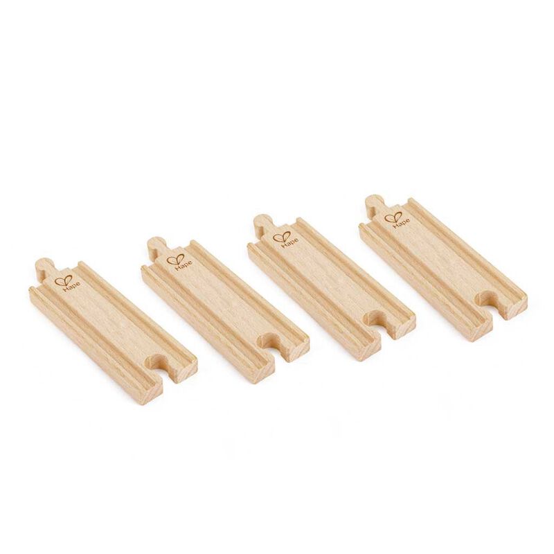 Hape Track 4Pcs Short Straight image number 0