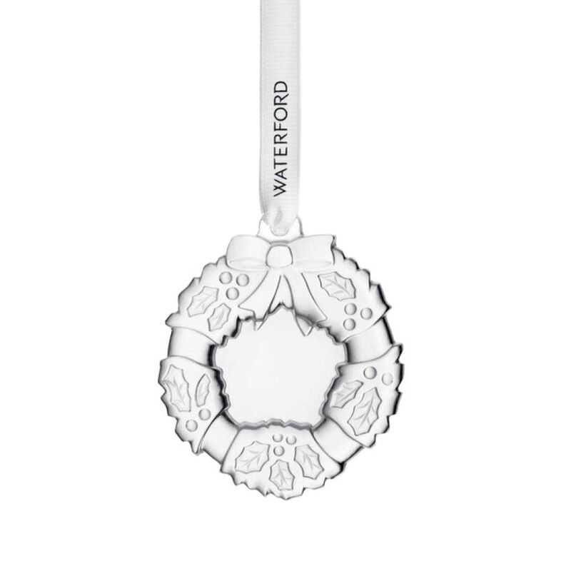 Waterford Mini Wreath Ornament image number 0