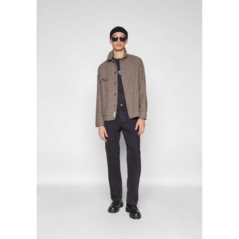 POMPEII Check Wool Chore Jacket image number 3