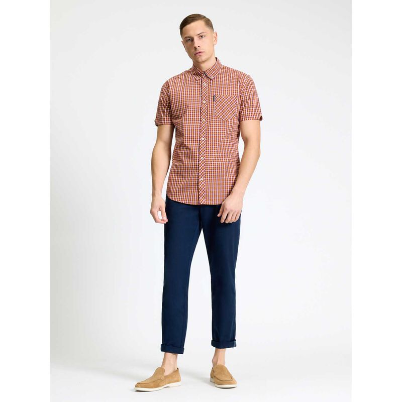 Ben Sherman Short Sleeve Signature House Check Shirt image number 3