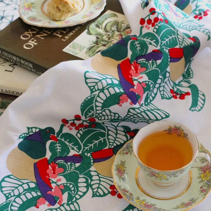Ali Davies Kereru Tea Towel image number 2