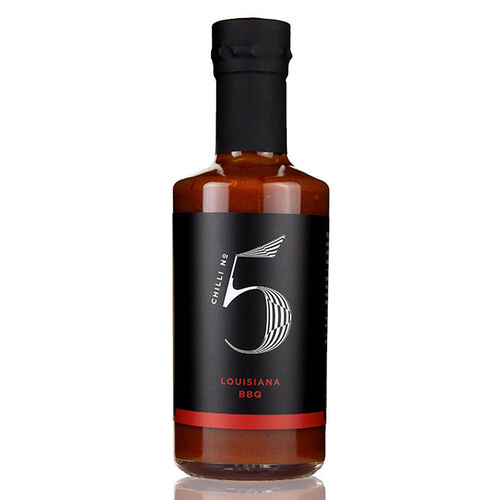 Chilli No. 5 Louisiana BBQ Hot Hickory Smokey Gourmet Bottle 200ml