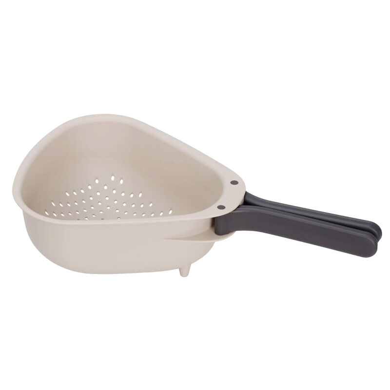 Joseph Joseph Droplet Large White Colander with Folding Handle image number 0
