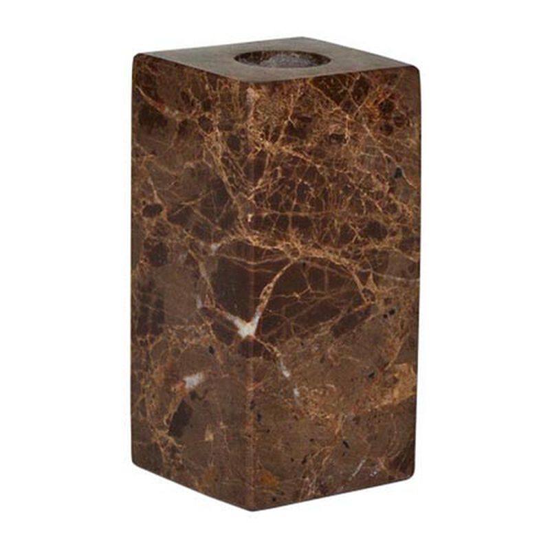 OYOY Savi Square Marble Candle Holder High - Choko image number 0