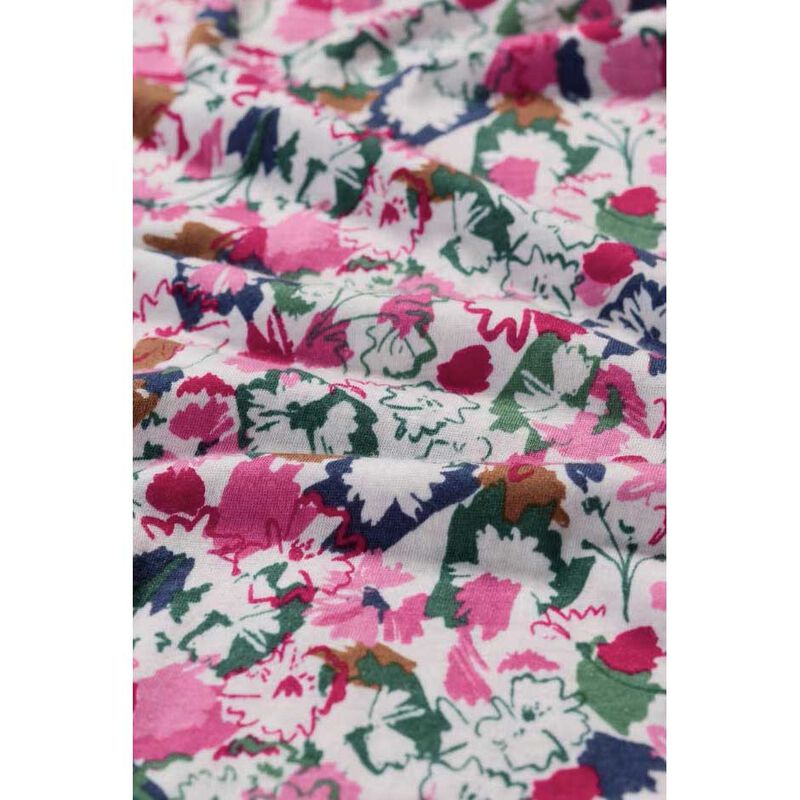 Seasalt Cornwall S/S Misty Sky Shirt Blossom Sketch Chalk image number 2