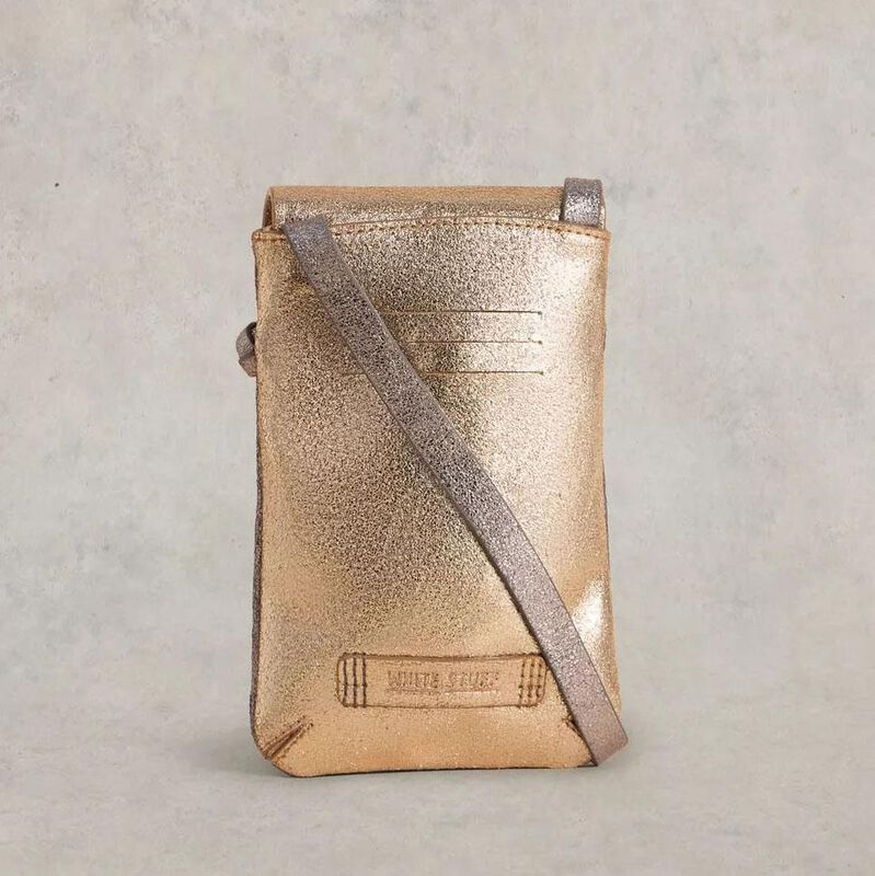 White Stuff Clemmy Leather Phone Bag image number 1