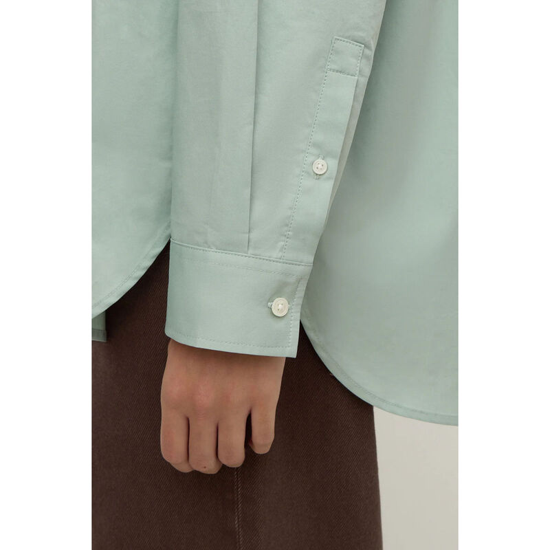 Assembly Label Marigold Poplin Long Sleeve Shirt Mint image number 2