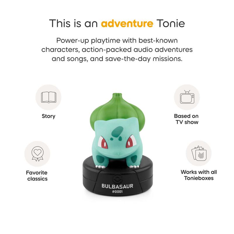 tonies Pok&eacute;mon - Bulbasaur Tonie Audio Character image number 1