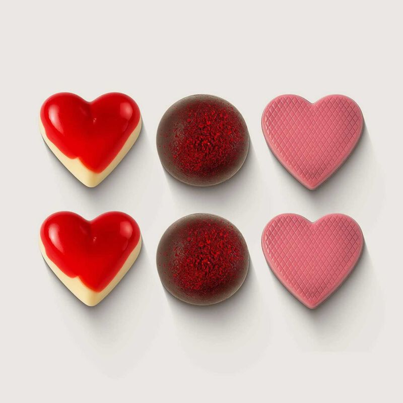 Chocolate Brown With Love Boxed Chocolates 6-Piece image number 2