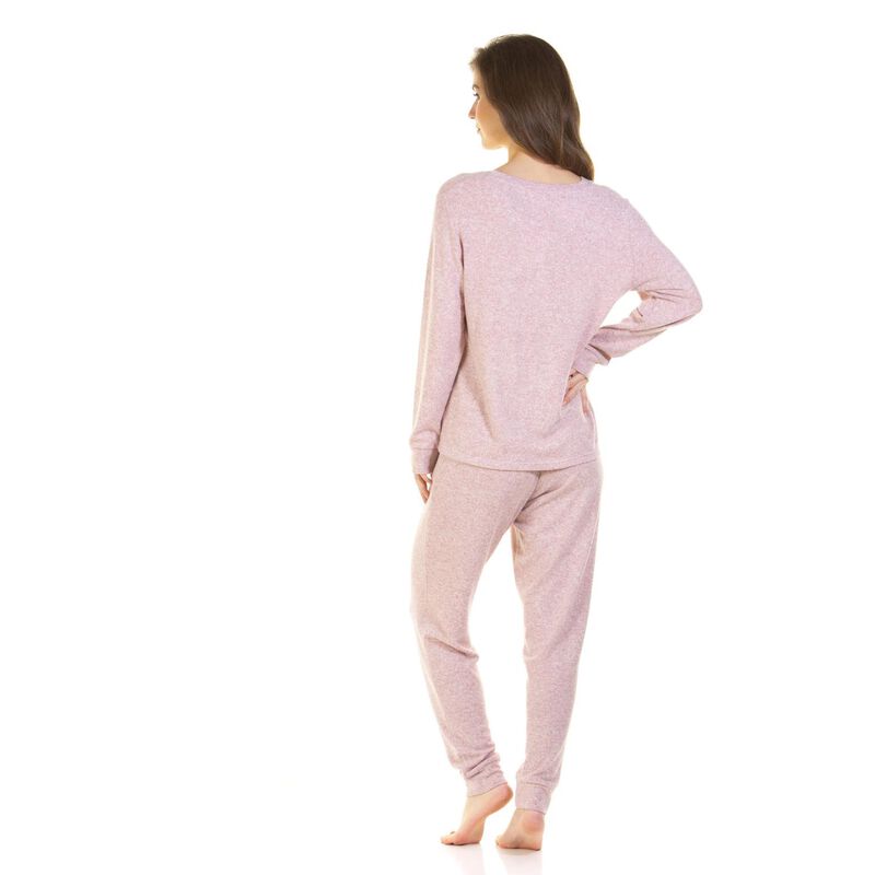 La Marquise Lush Lounge Supersoft Longsleeve Knit Pyjamas image number 3