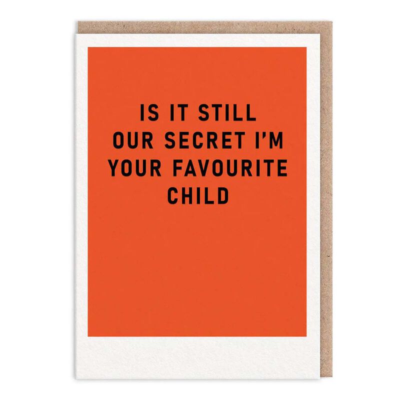 Ohh Deer Secret Favourite Child Card image number 0
