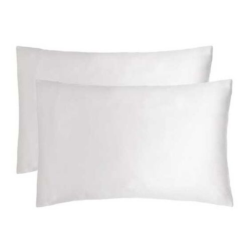 Bambury Bamboo Satin Pillowcase Pair - White