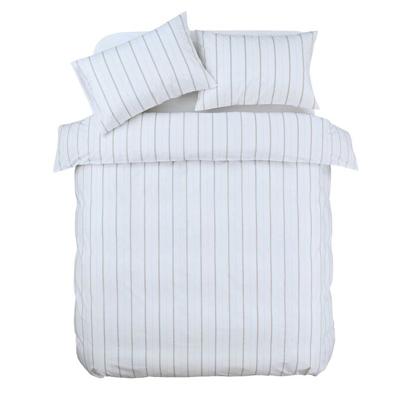 MM Linen Cape Stripe Duvet Set image number 4