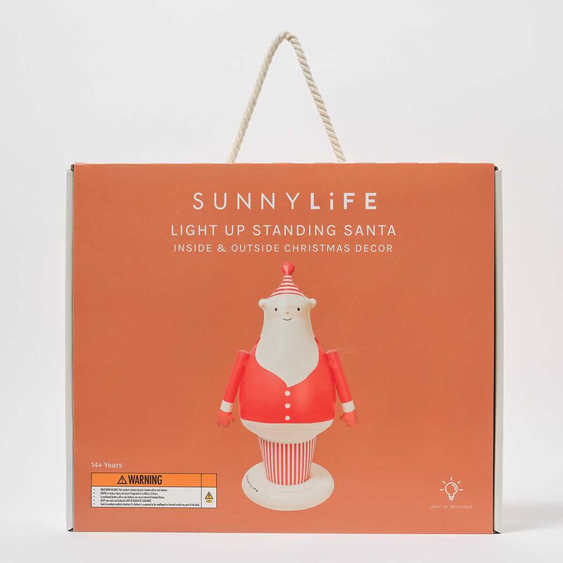 SUNNYLiFE Light Up Standing Santa Red image number 2