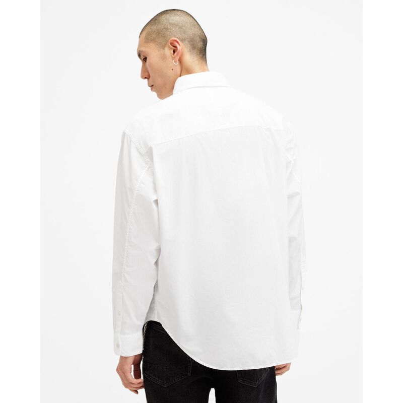 AllSaints Sutta Long Sleeve Relaxed Fit Shirt image number 1