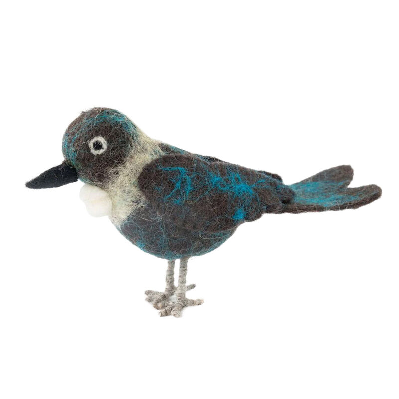 Gifted Hands Handmade Felted NZ Tui 100x160mm image number 0