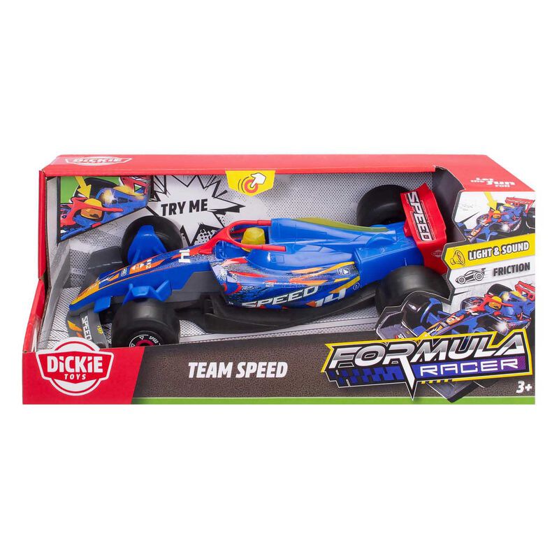 Dickie Toys Formula Racer Team SPEED L&S Friction image number 1